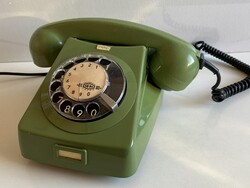 ZÖLD RETRO CB76MM TÁRCSÁS VEZETÉKES TELEFON