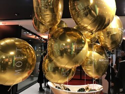 Moët & Chandon Gold óriás dekorációs ballon szett – 5 db (90 cm, hélium nélkül)