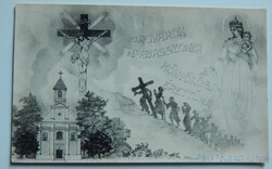 Képeslap - Péliföldszentkereszti emkék, a magyarok Nagyasszonya évében