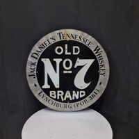 Húzott neon világító tábla, Jack Daniels whiskey