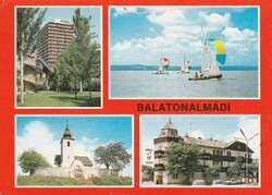 Ba - 1079  Modern Balatoni képek: BALATONALMÁDI (JT,-2129/822)
