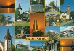 Ba - 1087  Modern Balatoni képek: BALATONALMÁDI (Jelöletlen)