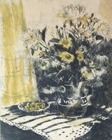 + Blahos Rudolf : Csendélet gyümölccsel