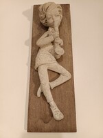 Szaxophonozó fiú 3D. falikép