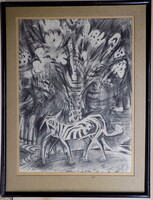 Bolmányi Ferenc 1904-1990 Eredetiség igazolással SZÁMLÁVAL