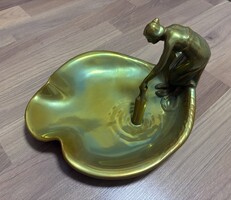 Zsolnay eozin vízmerítő tál