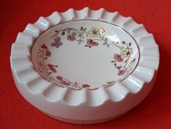 Makulátlan állapotú Zsolnay virágmintás hamuzó / hamutartó / hamutál