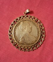 Ezüst 835 Mária Terézia medál!