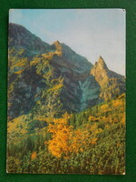 Képeslap 1970. - a lengyelországi Magas-Tátra (Tatry Wysokie) hegyei