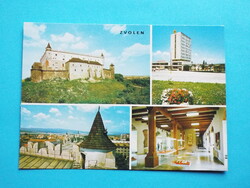 Képeslap (5) - Csehszlovákia (Szlovákia) - Zvolen (Zólyom) mozaik 1970-es évek