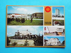 Képeslap (5) - Csehszlovákia (Szlovákia) - Zvolen (Zólyom) mozaik 1970-es évek
