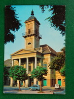 Képeslap - Jugoszlávia 1975. Sombor / Zombori Városháza (Gradska kuća Sombor) a Szentháromság téren