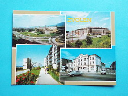 Képeslap (5) - Csehszlovákia (Szlovákia) - Zvolen (Zólyom) mozaik 1970-es évek