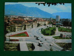 Képeslap - Bulgária 1978. - Szlimen (Sliven) város, háttérben a Balkán-hegység (Sinite Kamani)