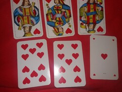 Régi PFERD -PIATNIK -SHÖNE NAGYALAPÚ GYÁRI ÁLLAPOT 24 lap tarokk kártya dobozával a képek szerint 2