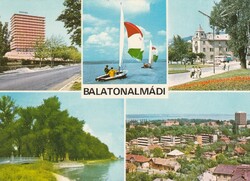 Bala - 1089  Modern Balatoni képek: BALATONALMÁDI (OT,-216/702.)