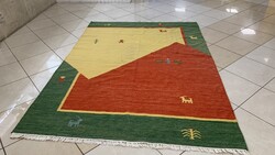 4026 Berber Kelim Kilim 100% Gyapjú Kézi Gyapjú Szőnyeg 160X230CM