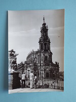 Képeslap (5) - Németország (NDK) - Drezda - Katolikus templom 1960-as évek