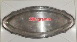 Hibátlan antik ezüst tálca 286 gr, magyar Dianás jel
