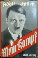 Adolf Hitler: "Mein Kampf", eredeti védőborítóban, 1942-es kiadásban!
