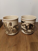 Angol kerámia bögre - " tájképpel