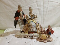 Német rokokó porcelán figurák