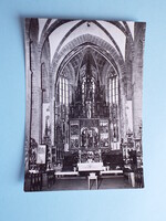 Képeslap (60) - Csehszlovákia (Szlovákia) - Levoča (Lőcse) - Római katolikus templom 1960-as évek