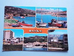 Képeslap (5) - Jugoszlávia (Horvátország) - Baška mozaik 1980-as évek