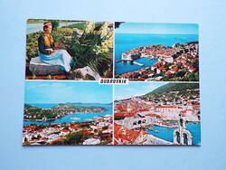 Képeslap (5) - Jugoszlávia (Horvátország) - Dubrovnik mozaik 1960-as évek