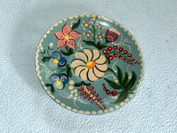 Kispesti Gránit falitányér 15,5 cm festett fali tányér tál falitál