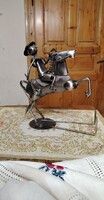 Fém cowboy italtartó