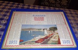 Francia naptár 1951-ből