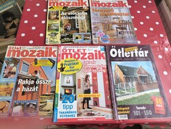 MOZAIK,ÖTLETTÁR  magazin 5 db 2000 év  eladó!
