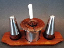 Retró dán design asztali fűszertartó készlet