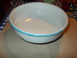 Gyönyörű festett  leveses tál