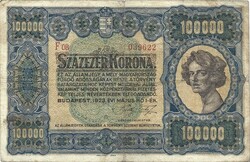 100000 korona 1923 2.