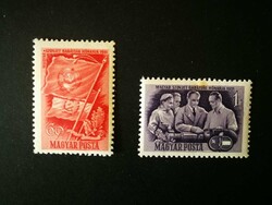 Magyarország 1951 Magyar-Szovjet barátság 1 Ft.* 60 f ** I