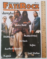 Jerrybo címlap | FateRock 1996 augusztus, 0. szám | Sipőcz Band, Pogues, Szfinx, Shabby BB, Southern