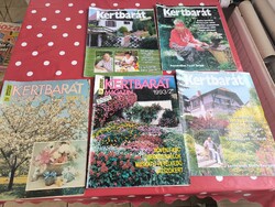 KERTBARÁT magazin 5 db 1997 év  eladó!