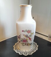 Hollóházi retró paradicsommadaras nagyméretű váza  36 cm