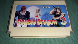 Retro sárga kazettás NINTENDO VIDEO JÁTÉK -DOUBLE DRAGON 3. állapot a képek szerint 15.