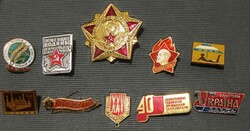 Retro Külföldi Jelvények 10 db !!! (19.5)