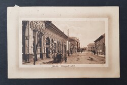 Makó Szegedi utca 1917 képeslap Gaál László