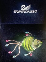 Swarovski trópusi HALACSKA- kitűző -eredeti dobozában