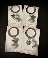 Repesztett Hegyikristály Ásvány Angyalkás Kulcstartó