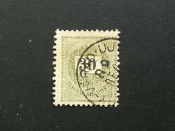 Magyarország 1889 Feketeszámú 30 kr. E12:11 1/2 (Na)gyvárad Új(város) I