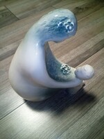 Kerámia anya a gyermekével 25cm