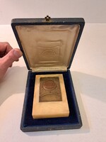 MABOE Magyar Amatőr Bélyeggyűjtők Országos Egyesülete emlékplakett eredeti dobozában