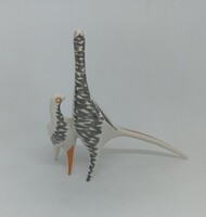 Drasche porcelán Art deco ritka madarak!