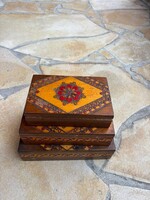 Fa motívumos dobozkák tároló